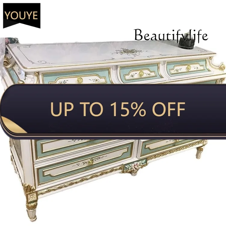 

Painted Wardrobe Bedroom Four Door Wardrobe European French Luxury Wardrobe Italian Villa Mansion Furniture X