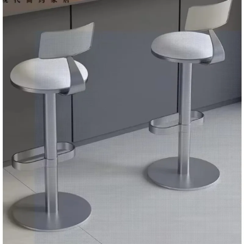Sedia da Bar Creativa con Poggiapiedi Alto per Caffetterie e Negozi di Tè al Latte