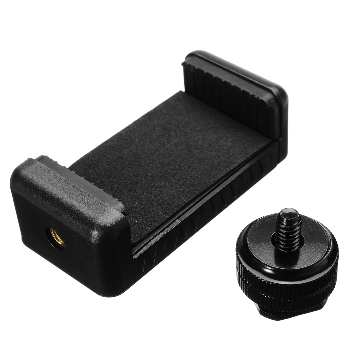 Universal Phone Clip Holder Hot Shoe Phone Holder Mount For iphone xiaomi DSLR Camera With 1/4\