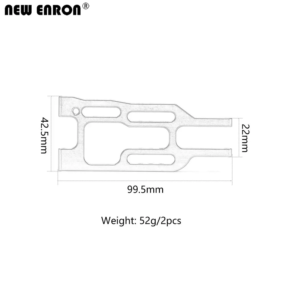 NEW ENRON Aluminium Alloy Front & Rear Lower Suspension Arm 101213 for RC Car 1/10 HPI Truck Bullet ST MT 3.0 Flux Upgrade Parts