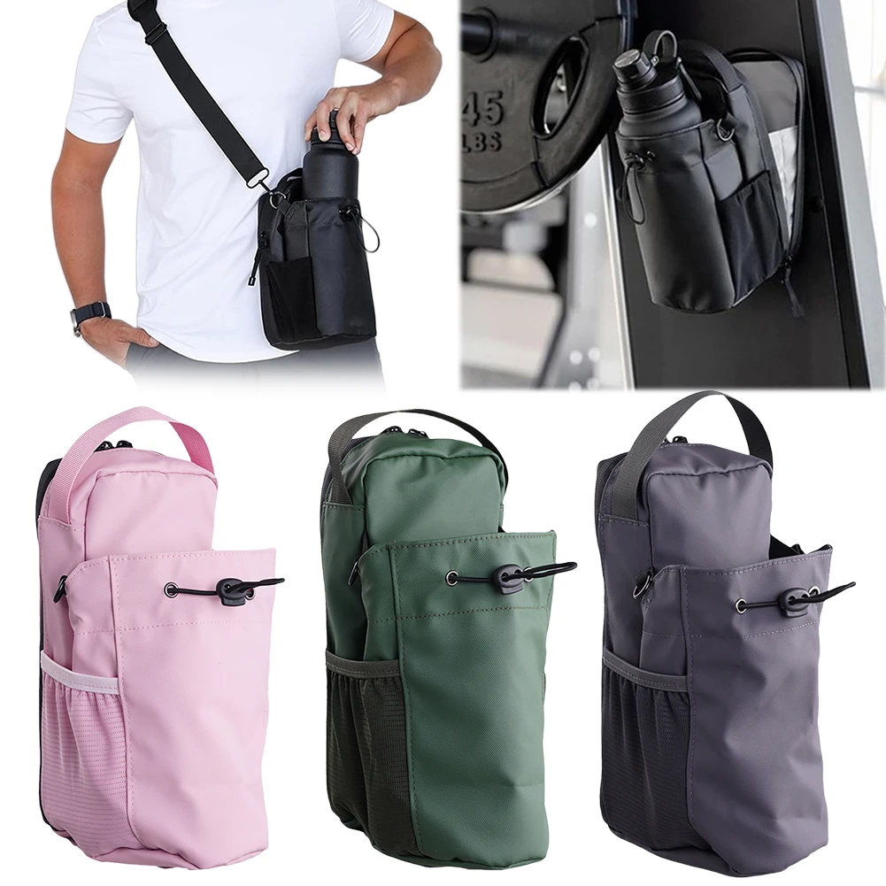 

Magnetic Gym Sling Bag Large Capacity Magnet Water Bottle Pouch Portable Travel Sports Bag for Outdoor Sports and Activities