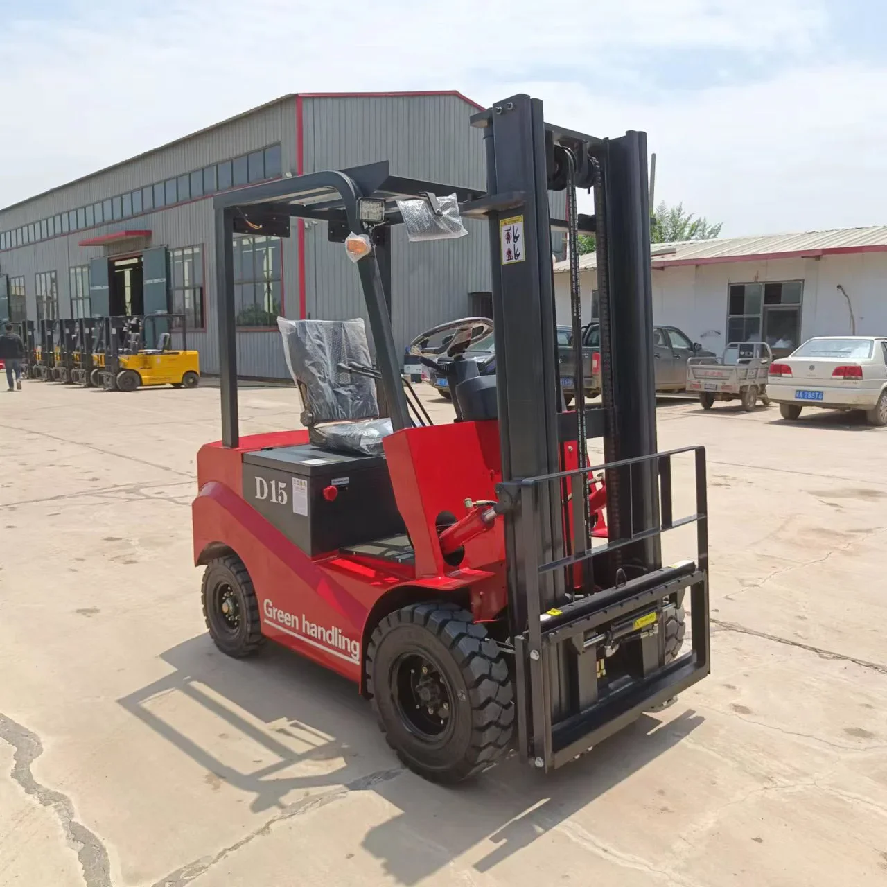 AC Motor Battery Operated Small Pallet Stacker Agv Electric Forklift 1 T 1.5 T 2T 3 T Price With Paper Roll Clamp Electric