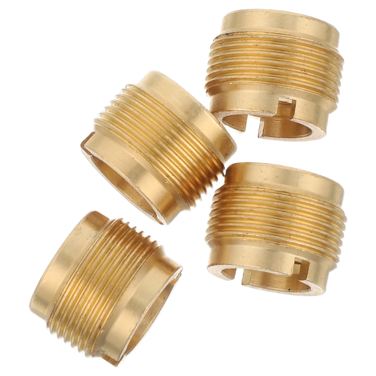 

4Pcs Copper Mic Stand Threaded Adapter Female to Male Microphone Mount Screw Conversion Nut for Tripod Shock Mount
