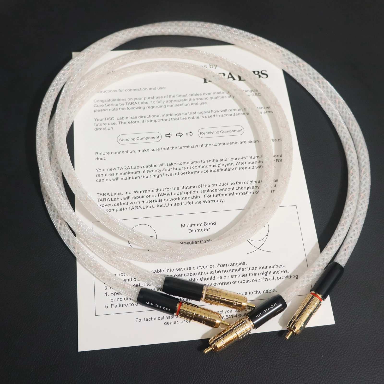

1 pair Laboratory OCC conductor HIFI RCA audio cable RSC Victory No. 2, Audiophile amplifier CD cable
