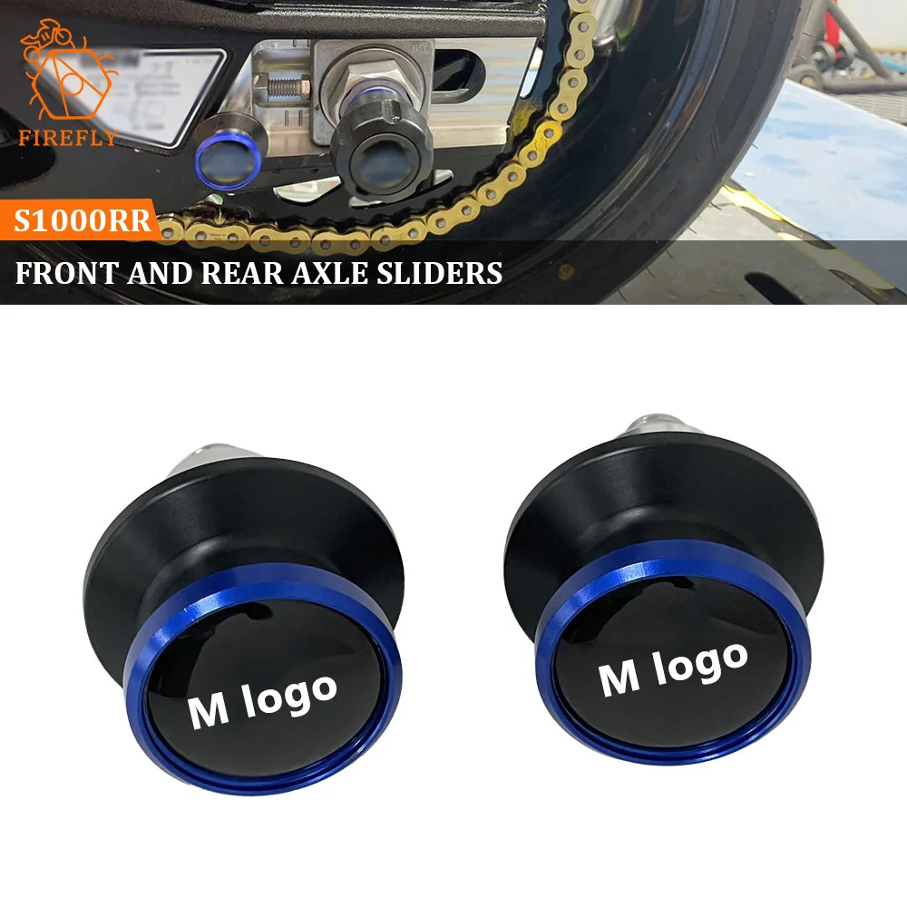 Image of Für BMW S1000RR M1000RR S1000R S1000XR HP4 Hinterrad Rocker Schwinge Parkplatz Schwinge Spulen Slider Steht Schraube Mit M Logo
