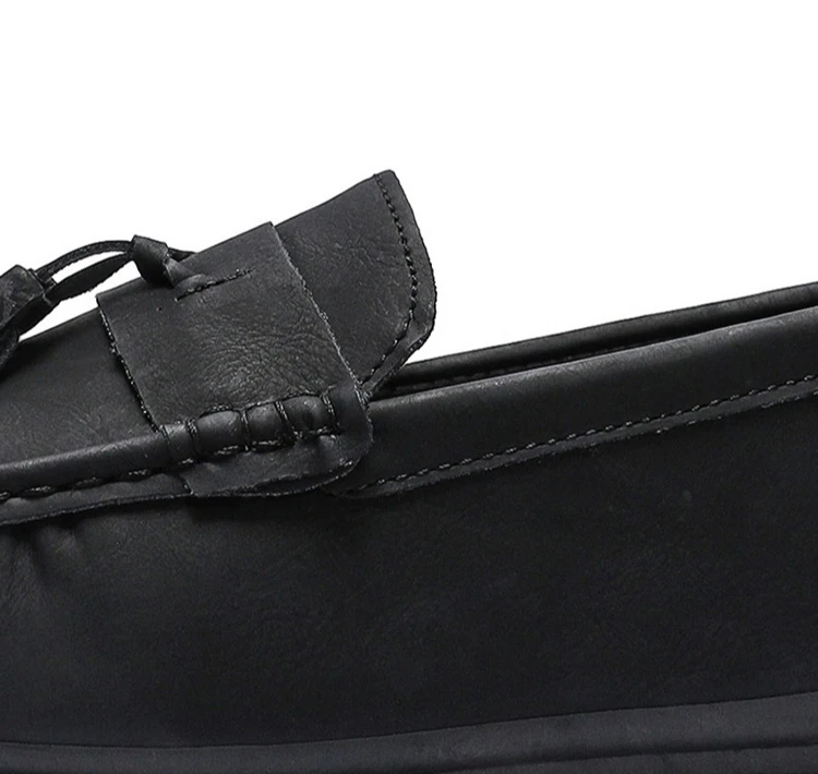 Outdoor-Mode Herren Freizeitschuhe Bequeme Herren-Slipper Rutschfeste Wanderschuhe Atmungsaktive Flache Schuhe Fahrschuhe Bequemschuhe – Detail 6