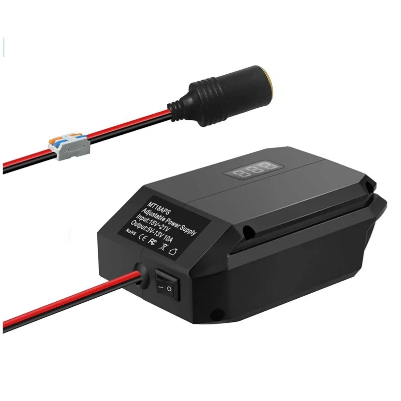 for Makita 18V Battery DC 18V To12V Step Down Converter Power Wheels Cigarette Lighter Buck Adapter