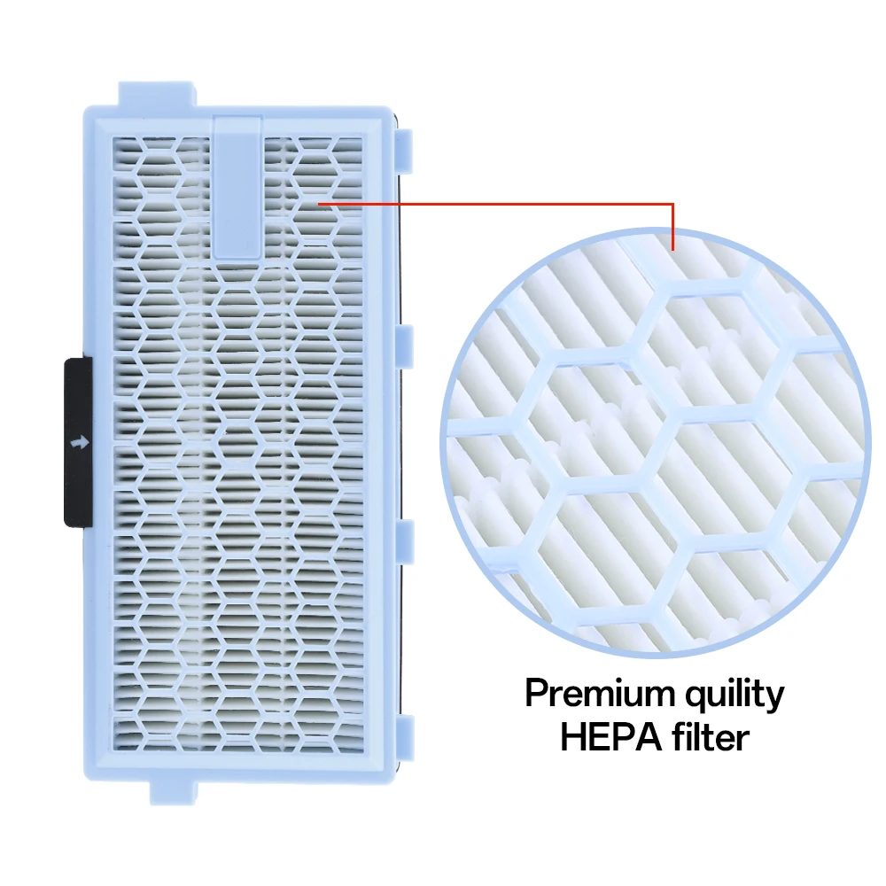 SF-HA50 HEPA Airclean 50 Filter Compatible Replacement Parts for Miele C3 C2 C1 S8000 S6000 S5,Etc Vacuum Cleaner Series