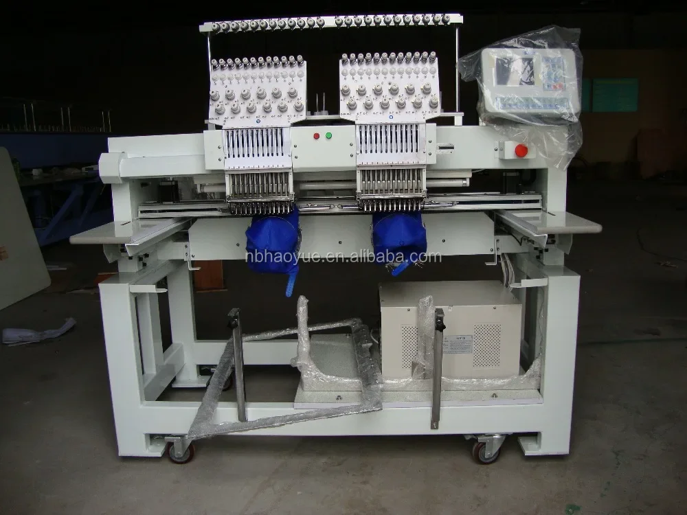 3D sequin cap Flat Embroidery Machine Type and Computerized Operation Domestic Embroidery Machine