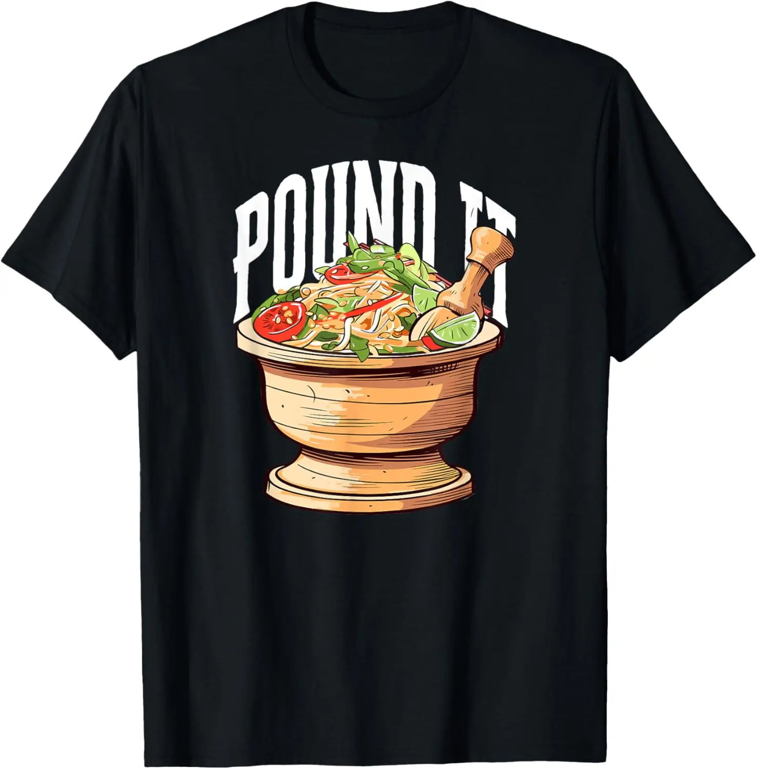 

Lao Laos Papaya Salad South East Asian Lover Design T-Shirt