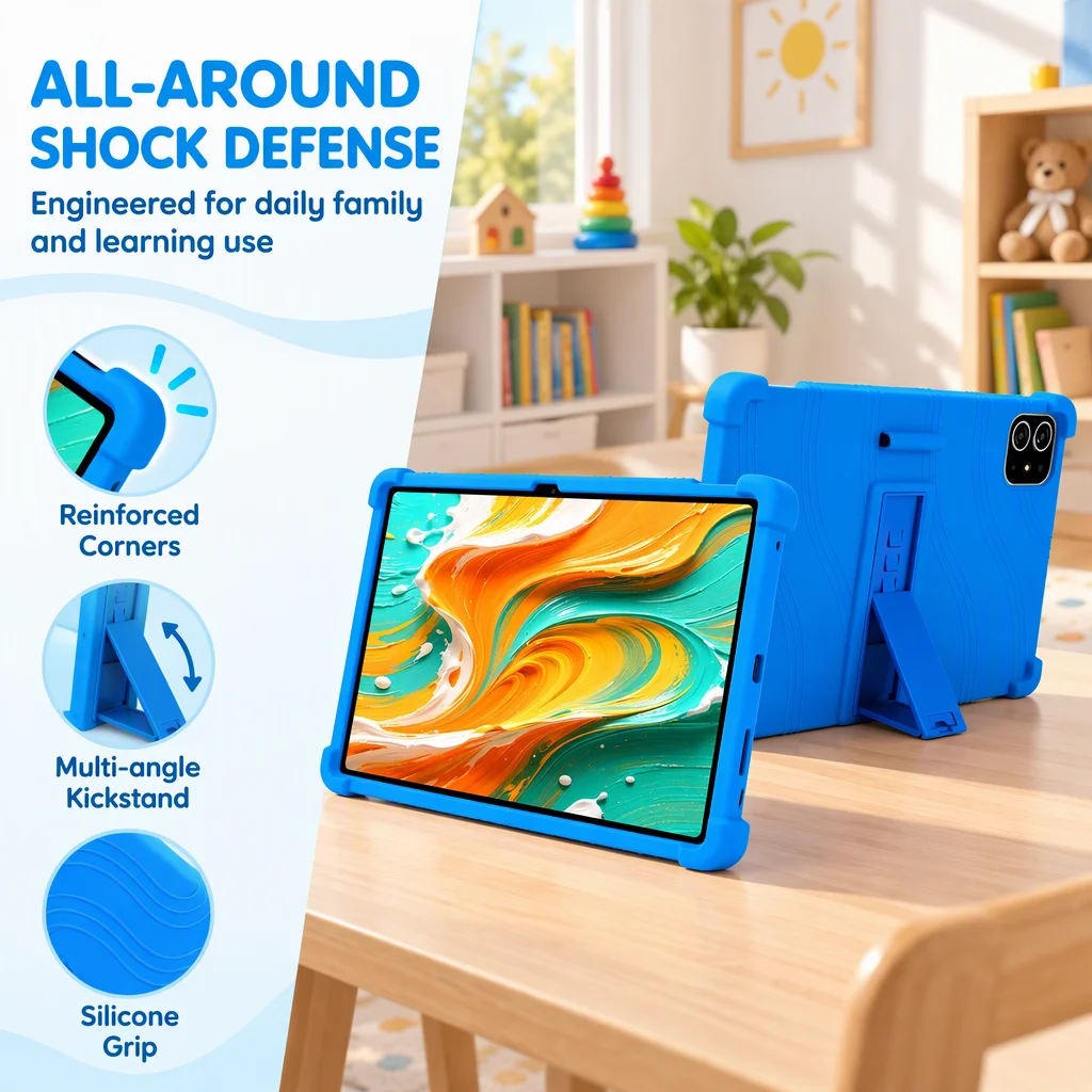 Soft Silicone Protective Stand Case for Teclast ArtPad Case 13.2
