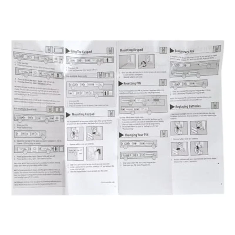 A42Z-Wireless Garage Door Remote Fits For Genie Intellicode Older Models GWKP, GWK-IC, ACSDG, ACSDA1