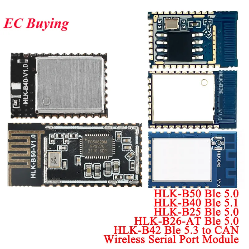 Hi-Link HLK-B40/B42/B25/B26/B50 BLE5.0/5.1/5.3 Ble to CAN Module Wireless Serial Transparent Transmission Master Slave Mesh AT