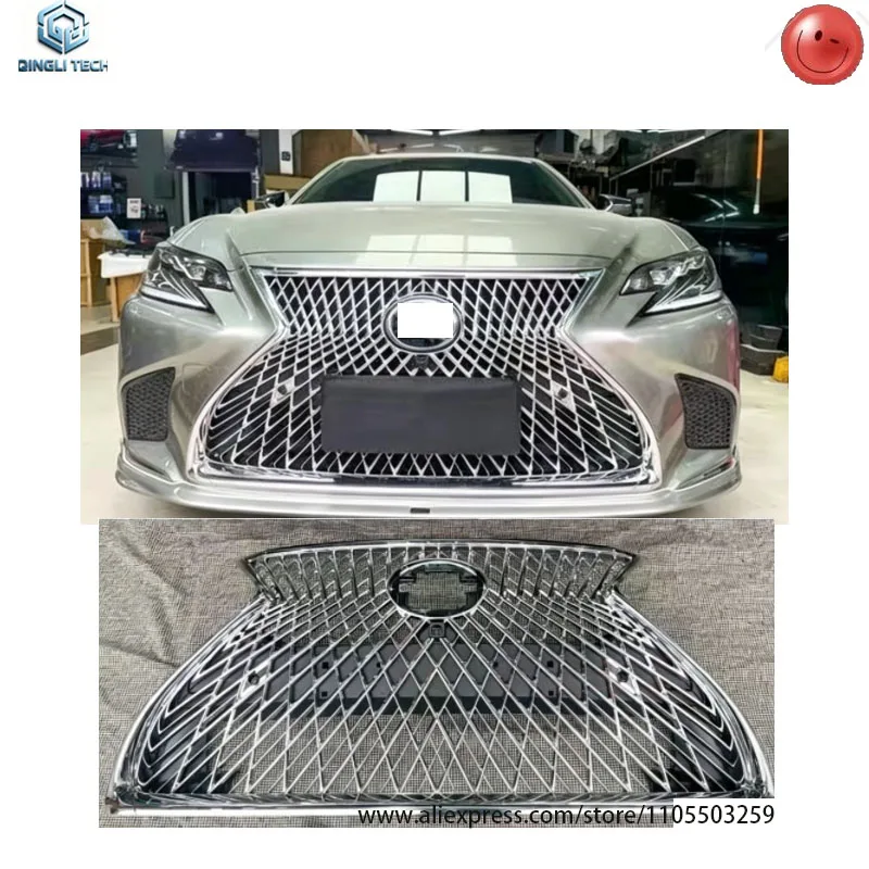 Electroplated mesh grille for 2021-2024 Lexus LS500h, original intake grille,