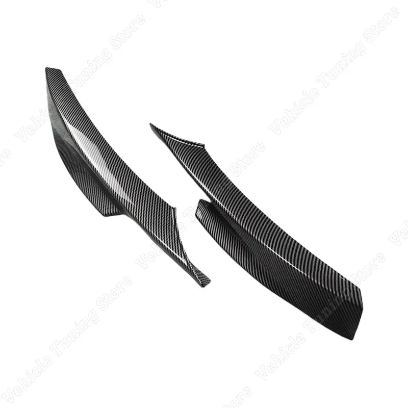 Becquet Avant Pare-Chocs Lèvre ABS Pour BMW 3 Series E90 E91 LCI 325i 335i 2009-2012 - Spoiler Lame Séparation Bleu Brillant/Noir