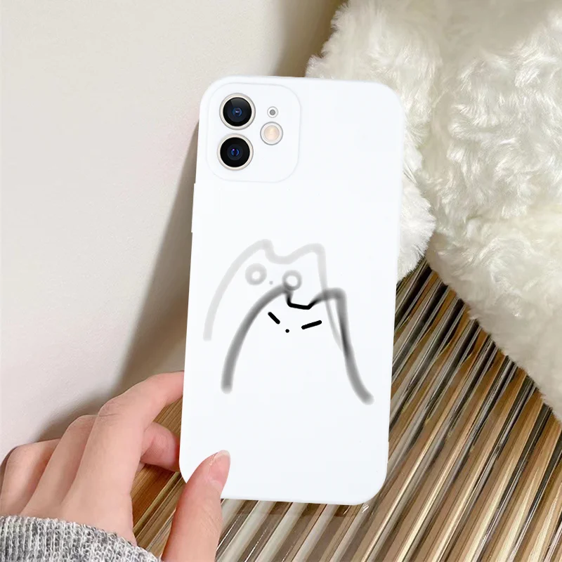 

Funny Frightening Clear Phone Case For iPhone 16 15 11 12 14 13 Pro Max Mini X XSMax XR 7 8 Plus SE4 16e Cute Silica Cover Funda