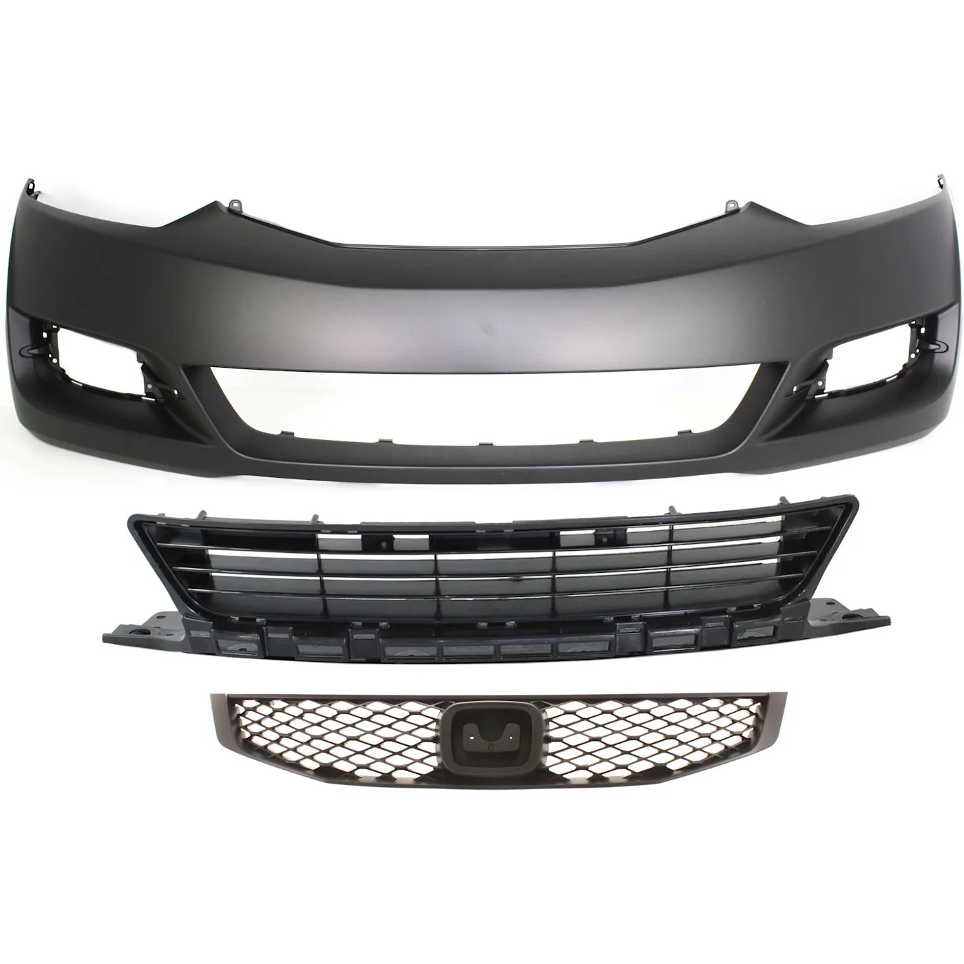 

Комплект решеток бампера для Honda Civic Coupe 2009-2011, передняя центральная, текстурированный черный