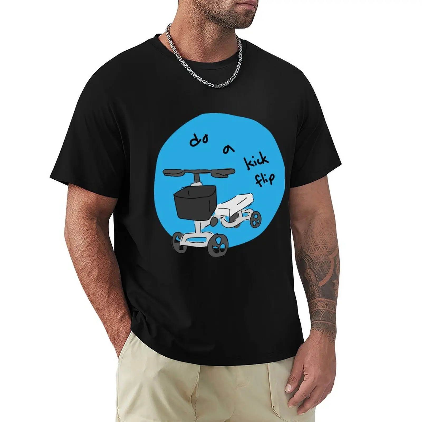do a kickflip T-Shirt Active Wear Sports T-Shirt for Men