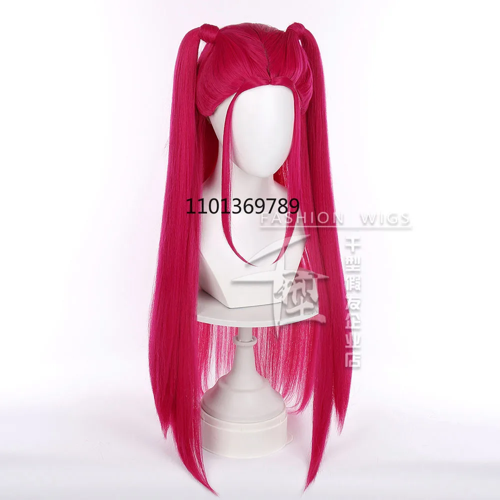 Nuevas pelucas de Cosplay Mira para mujer, espectáculo de Halloween, cazadores de demonios, peluca de Cosplay de 75cm, pelo sintético resistente al calor, peluca Mira para fiesta + gorro de peluca
