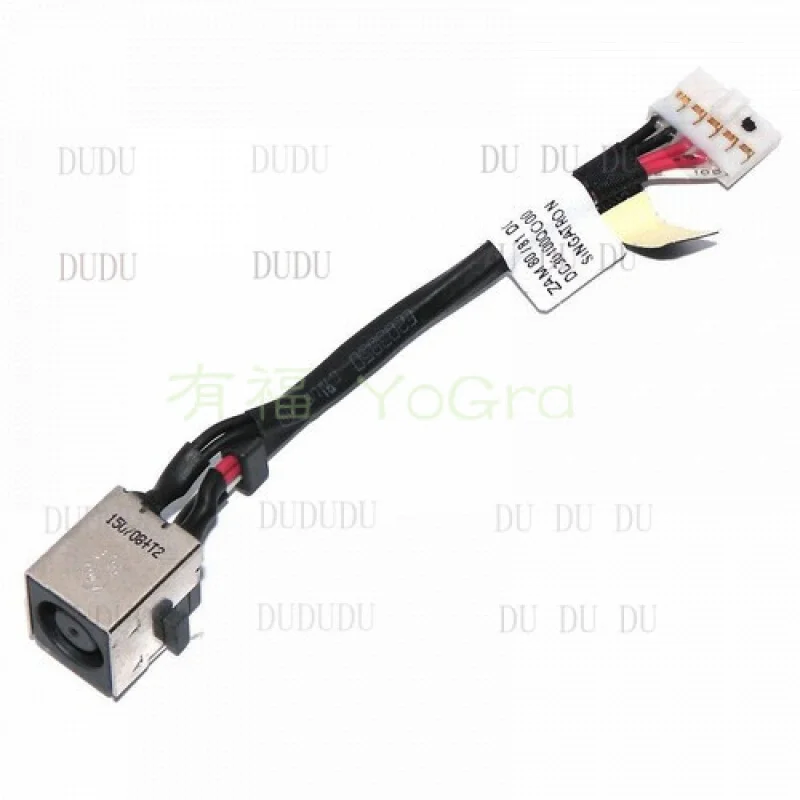 D  AC DC POWER JACK HARNESS SOCKET CABLE FOR Dell Latitude E5550 PKHWY DC30100Q000