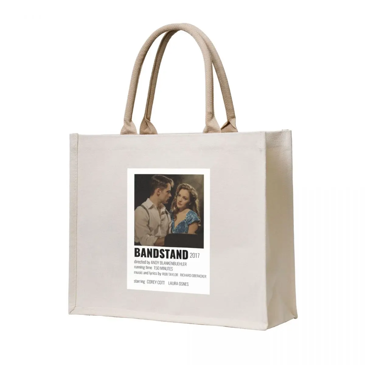 

Bandstand Musical Poster Tote Bag tote bag men's Fabric bag tote Lady bags