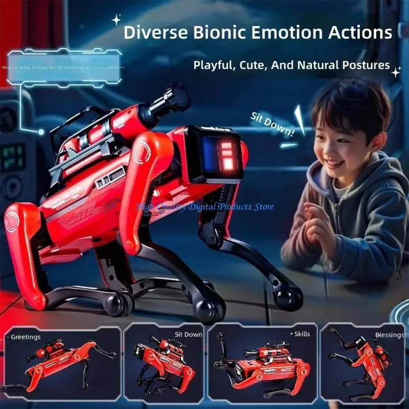 U2JE Multiple Functional Firefighting Robot with Load Capacity & Remote Control High Robotic Dog for Emergency Response