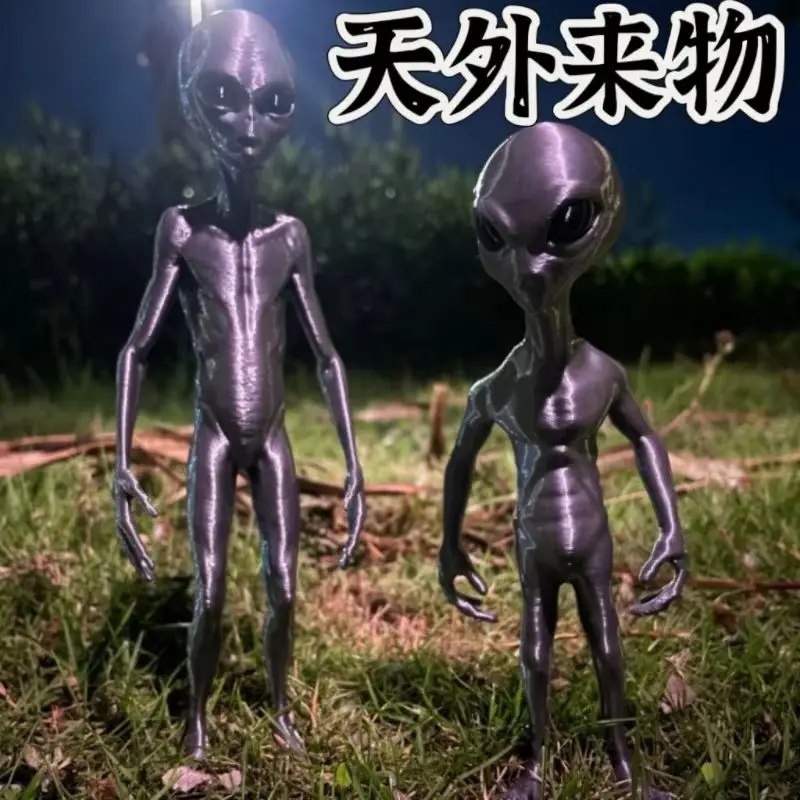

Roswell UFO Grey Alien 3D Print Action Figure - Home Desk Car Room Bedroom Decor Boys Birthday Gift Model Kit Toy
