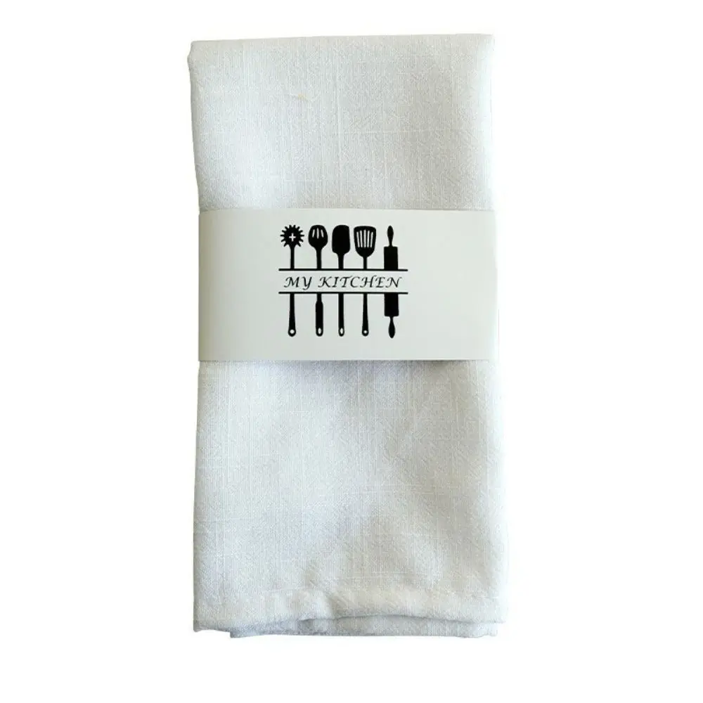 

Party Supply Table Decoration Cotton Linen Napkin Reusable Vintage Dinner Cloth Retro Soft Tea Towel Home