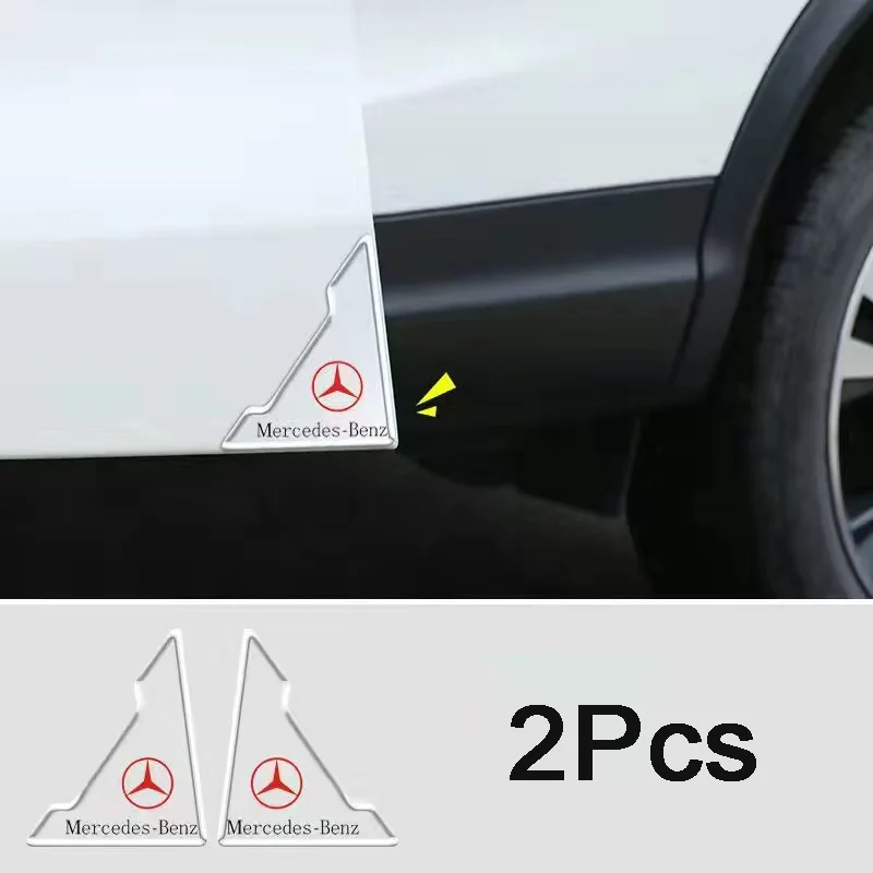 

Car Door Corner Anti-collision Covers Anti-Scratch Protector Sticker For Mercedes benz A B R G Class GLA S320 W203 W204 W168 CLA