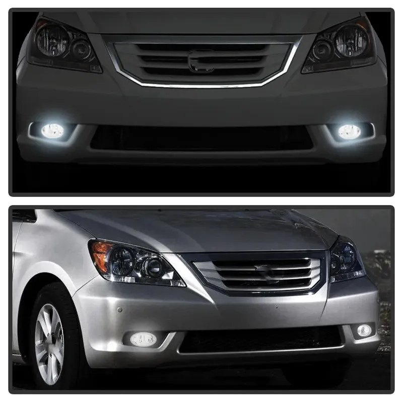 1 Set Car Front Bumper Fog Light For Honda Odyssey 2008 2009 2010 Fog Lamp Assembly With Bulb 502027