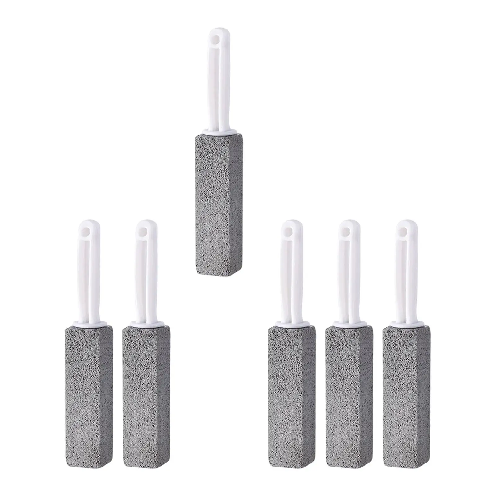 Pumice Stone Limescale Remover with Handle, Pumice Toilet Brush for Kitchen Swimming Pools BBQ Tiles