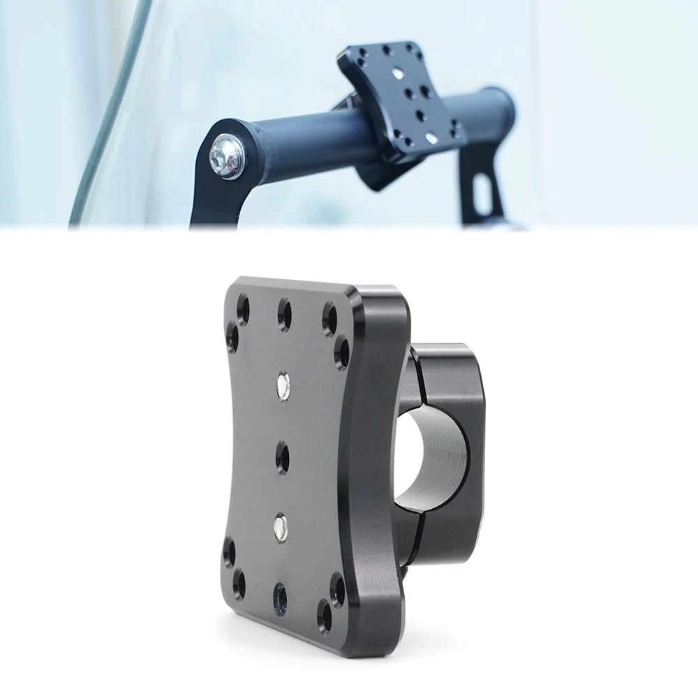 

GPS Holder Bracket 14mm Bar For Kawasaki KLR650 KLR 650 2022+ New Motorcycle GPS Navigation Bracket AMPS Mount Support Brackets