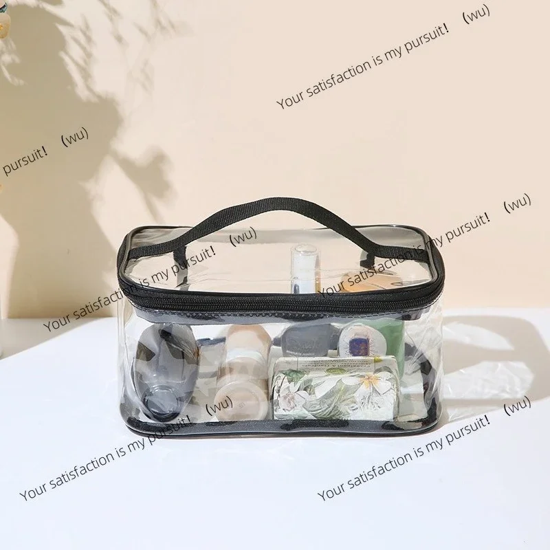New Transparent Storage Bag Pouch with Zipper Carry Handle for Lego Small Building Blocks Toy Home Organization Outdoor Travel