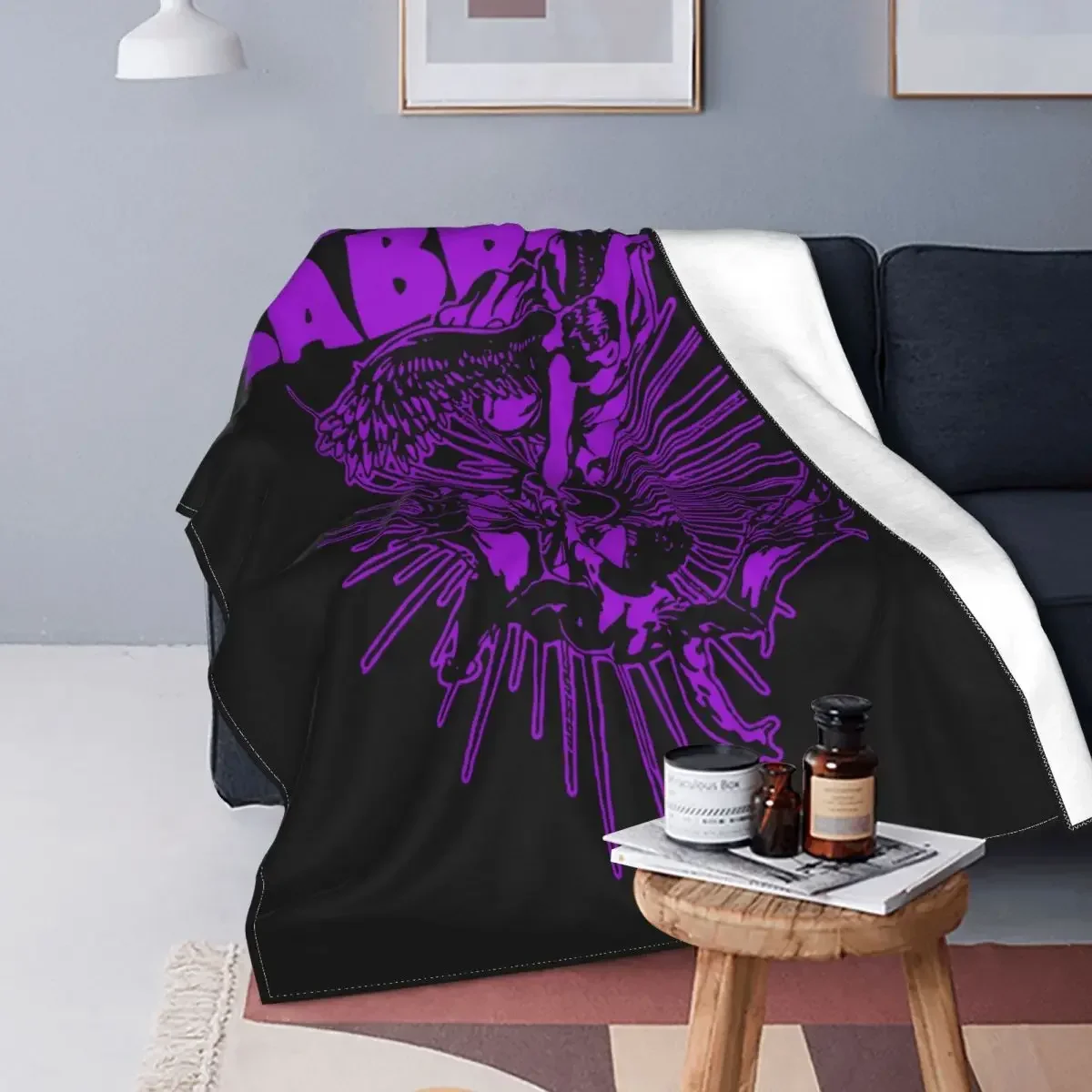 Black Sabbathe Fallen Angels Blankets Fleece Rock Soft Throw Blanket for Bed Bedroom Quilt