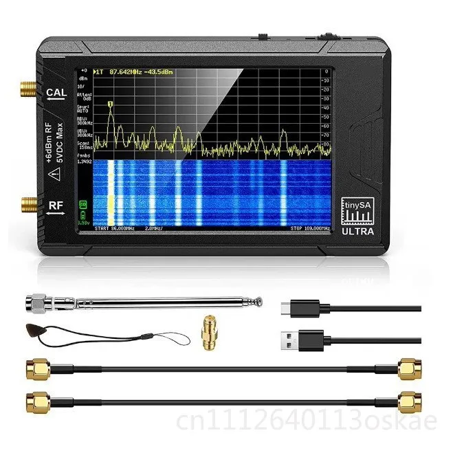 TinySA ULTRA Spectrum Analyzer 10K-12GHz drone EMCWiFi Bluetooth Lora Carrier