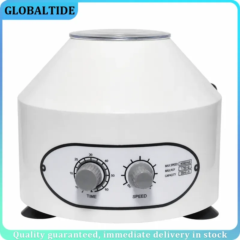 Laboratory Electric Centrifuge 4000rpm 50W Plasma Serum PRF Separate Machine AC 220V Timer Low Speed Centrifuge
