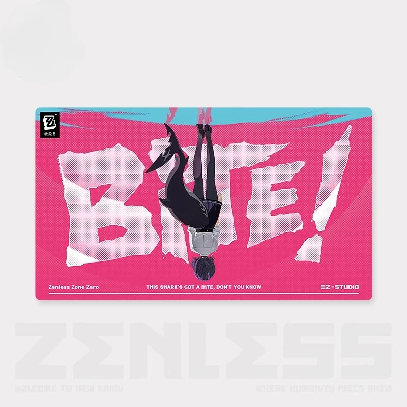

Zenless Zone Zero (ZZZ) BITE! Gaming Mouse Pad - Large Non-Slip Cloth Surface, Durable Design