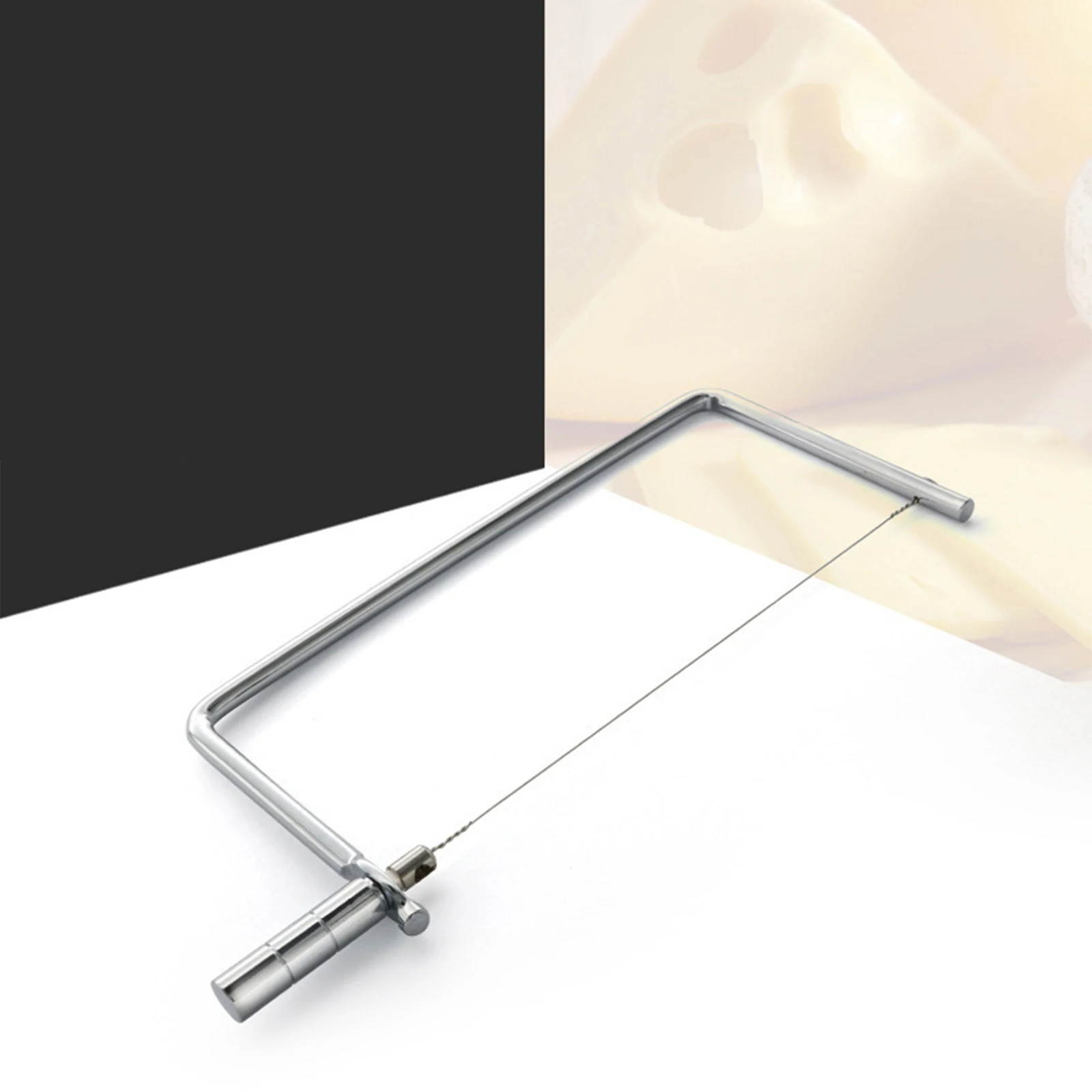 Stainless Steel Cheese Slicer Cutter Cutting Serving to Clean Cheese Slicer Wire for Kitchen Cheese Board Wire Slicer Cutter