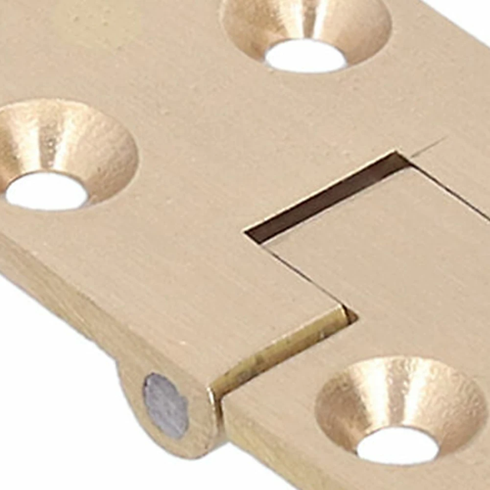 Flap Hinge Spring 1/2x Set Foldable 180 Degree Flip Top Hinges for Folding and Sewing Tables Desks Jewelry Boxes with Screws