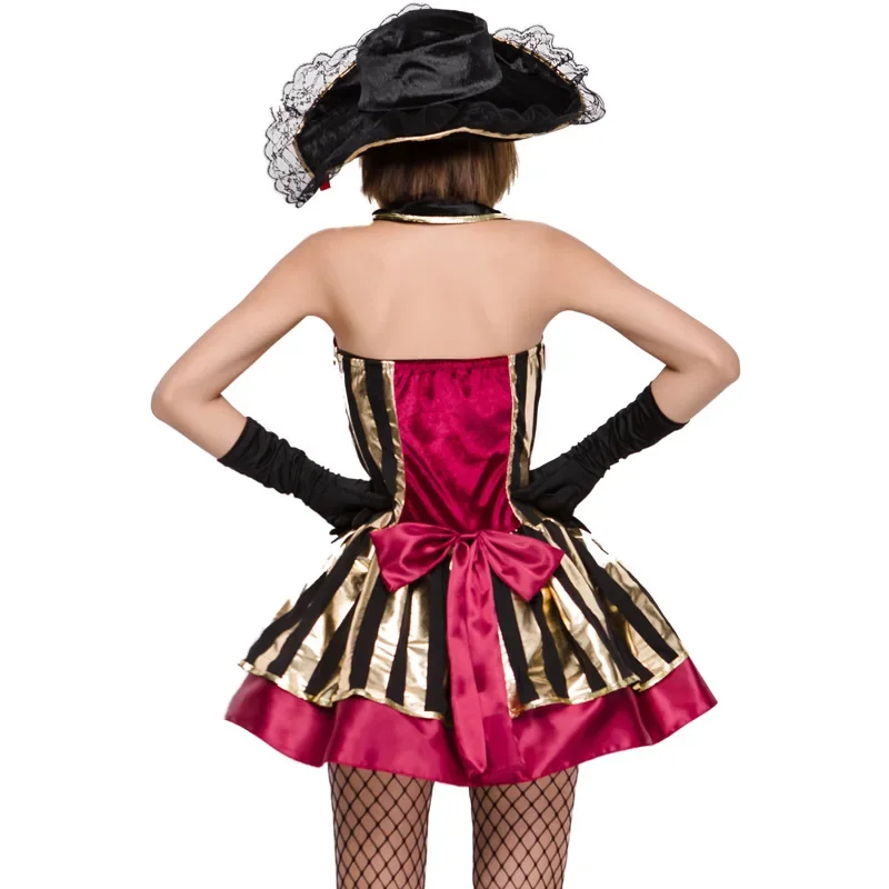 Halloween pirata traje mulher carnaval guerreiro caribe cosplay adulto fantasia fantasia festa vestir-se uniforme roupa