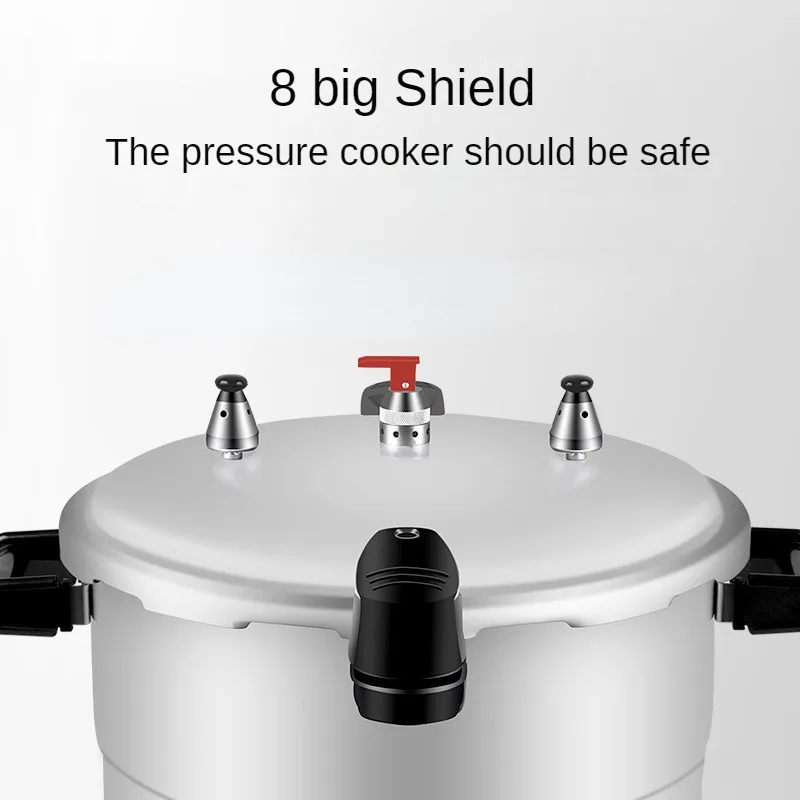 23L Aluminum Alloyl Large-Capacity Pressure Cooker Gas Cooker Can Use Explosion-Proof Pot Home Cooking Utensils