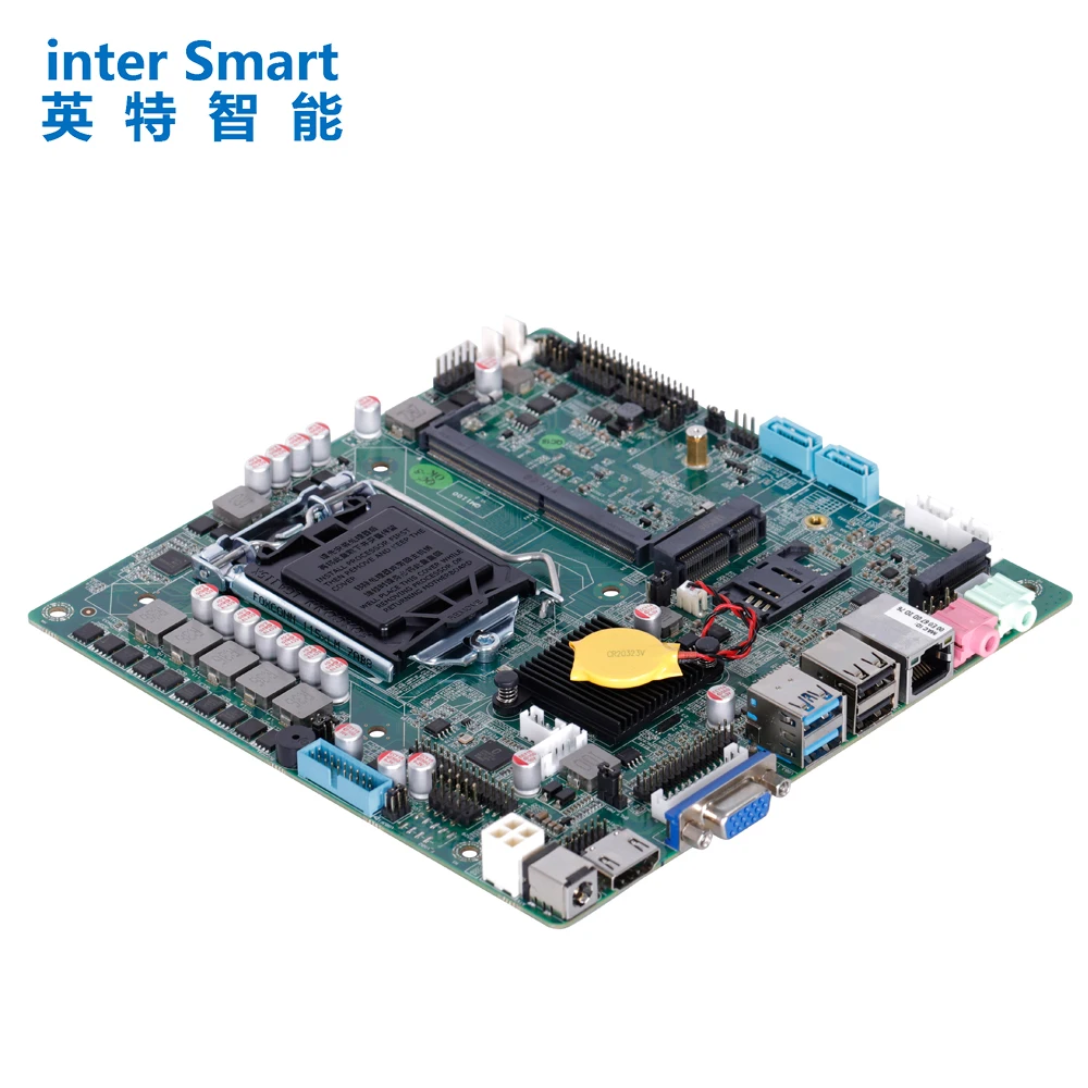 Elsky Gaming Motherboard with Processor Kabylake 7th Gen Core I7-7700 H110 LGA 1151 DDR4 16GB VGA HD-MI LVDS EDP