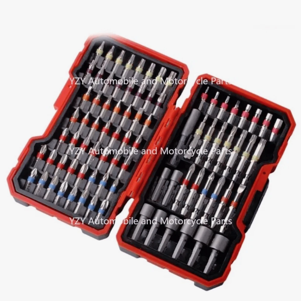 

ZC-Suitable for Cross Border Factory 83 Piece Set Of Anti Slip Screwdriver Heads,Rainbow,Strong Sleeve,Electric,Drill