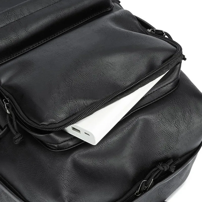 Functional Backpack Men Large Capacity Men's Backpack Casual Laptop Bags Outdoor Travel Backpacks Student Schoolbag Camping Bag