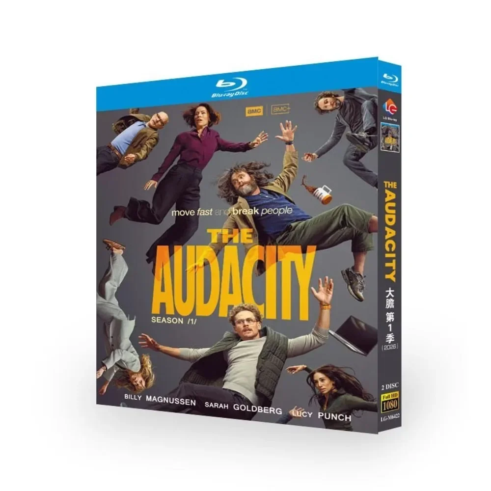 The Audacity (2026) HD 2-Disc All Region free New Boxed Blu-ray disc
