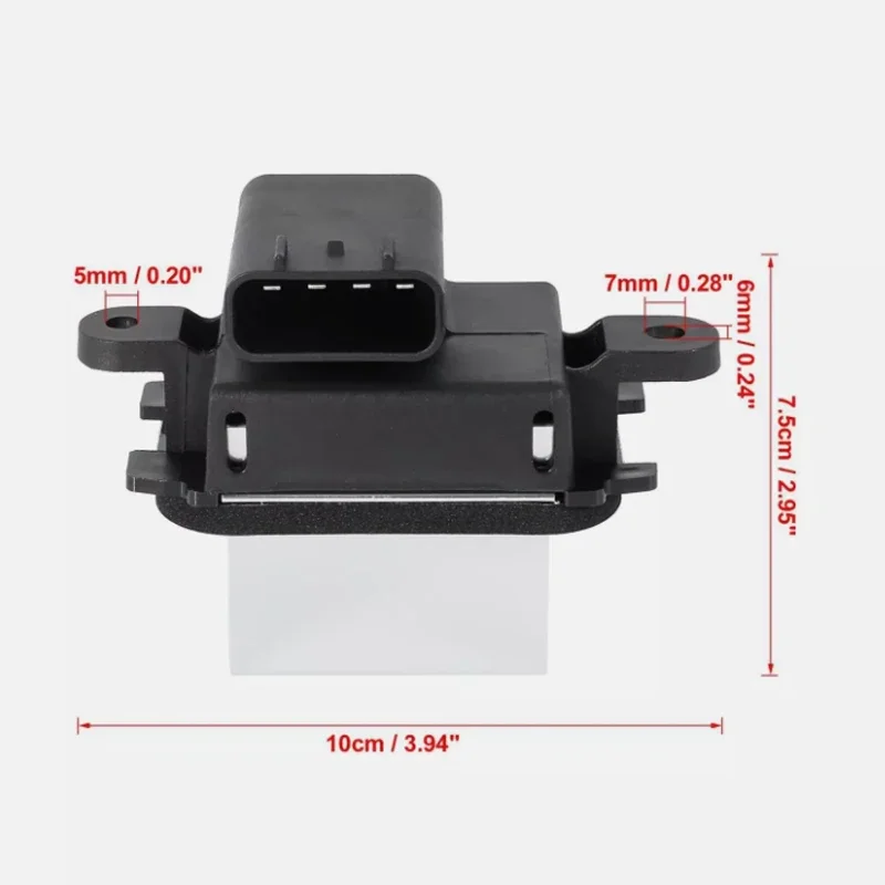 Résistance de moteur de ventilateur pour Ford Escape Expedition Explorer F-150 F-350 F-250 9L34-19E624-AC 5F9Z19E624AA 7C3Z19E624A 7C3Z19E624B