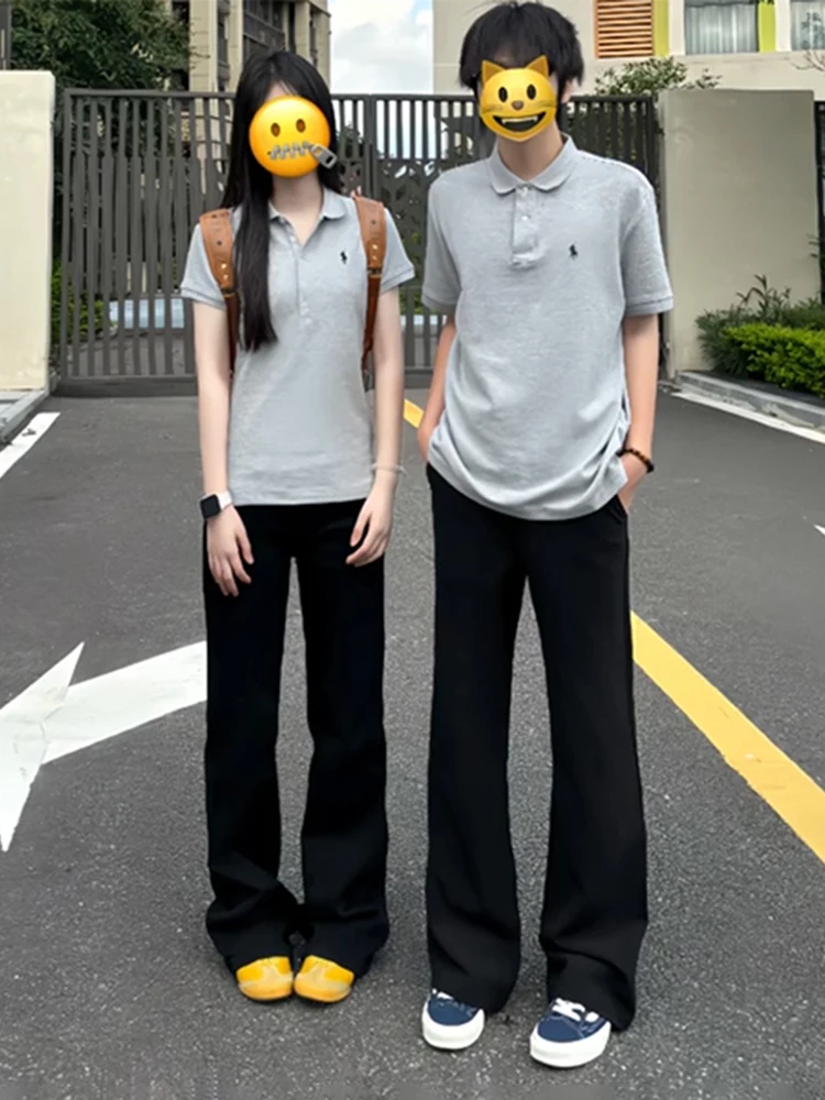 

Мужские летние тонкие брюки Cleanfit American Sle, прямые, с высокой талией, свободного кроя, повседневные