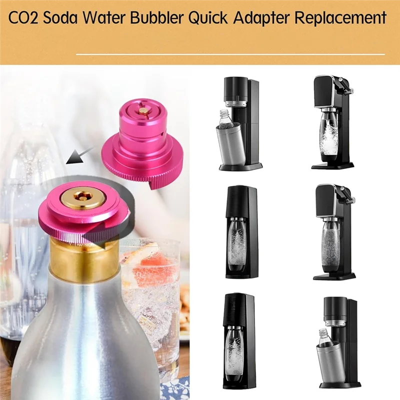 N10R-Co2 Quick Adapter For Soda Water Machine For DUO/ART/GAIA,Co2 Tanks Adapter For Soda Bottle With TR21-4 Thread