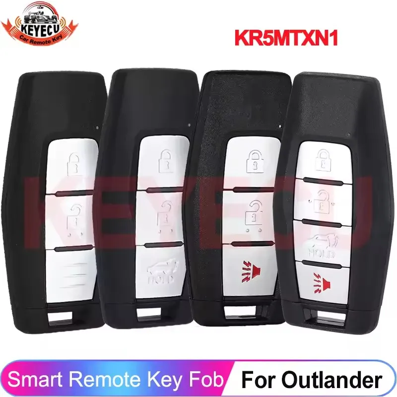 

KEYECU 433,92 МГц KR5MTXN1 для Mitsubishi Outlander 2021 2022 2023 2024 2025 4A чип удаленный брелок 8637C251 8637C252
