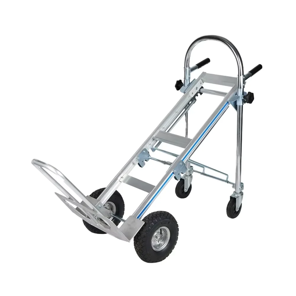 

Factory Direct Aluminum Alloy Flatbed Truck Load King Folding Trolley Tiger Truck Luggage Platform Structure for Warehouse Use